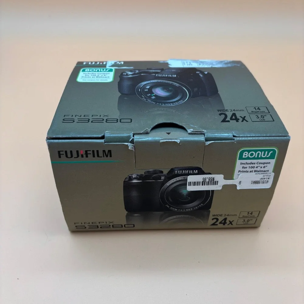 Fujifilm FinePix S3280 Digital Camera 14MP 24x Optical Zoom 3.0 LCD Black